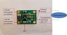 DC DC Spannungswandler 1,2 bis 5 V zu 5 V Schaltregler Step Up