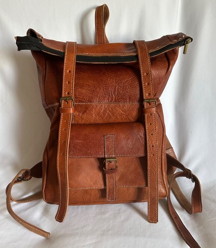Rücksack handmade echt leder - handmade,