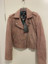 lederjacke damen rosa S Tigha