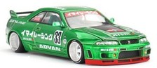 NISSAN Skyline GT-R (R33) KAIDO Imai V1  - green - Mini GT 1:64