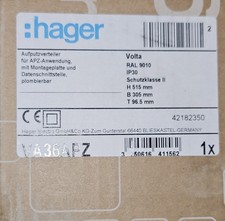Hager VA36APZ AP-Kleinverteiler IP30 3reihig Neu In OVP