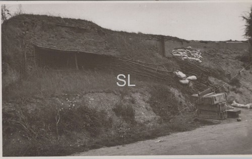 Foto blick auf bunker - auf,