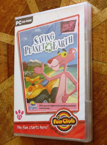 Pink panther saving - pink, planet