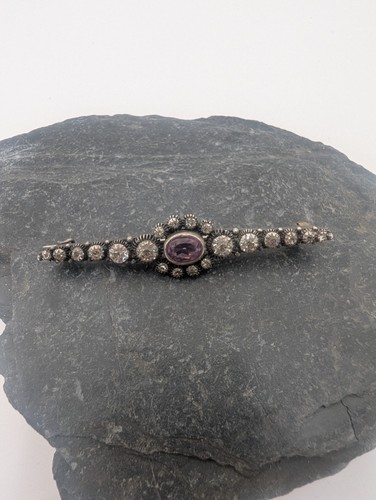 Antike 835 silber brosche - silber,