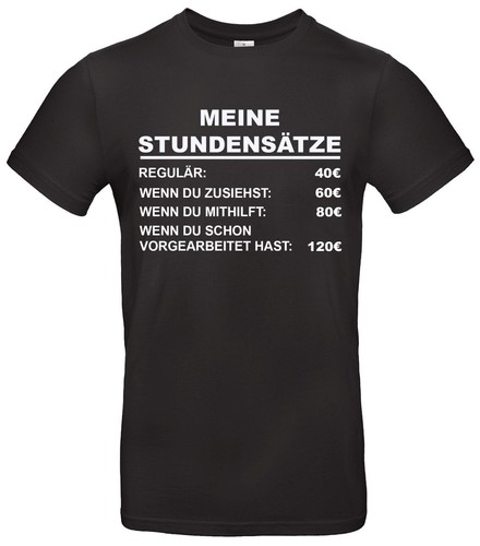 Meine stunden sätze shirt - stunden,