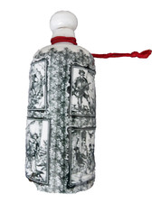 Altenkunstadt Bavaria Schnapsflasche mit Bauernmotiven, 350 ml, Porzellan