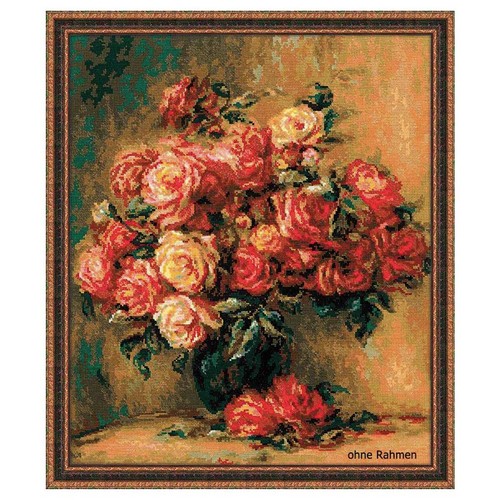 Riolis kreuzstich set rosen - riolis, kreuzstich-set