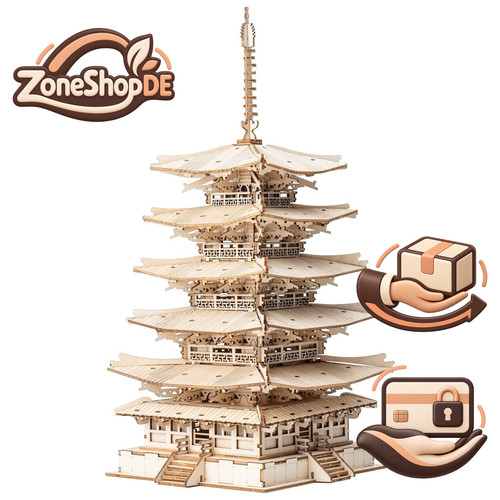 Robotime pagode holzpuzzle - robotime,
