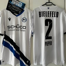 Arminia Bielefeld Matchworn Trikot #2 Pieper 2020/2021 Bundesliga