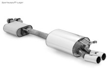 Fox Komplettanlage ab Kat Mercedes E-Klasse W124 Limousine 2x80 rund