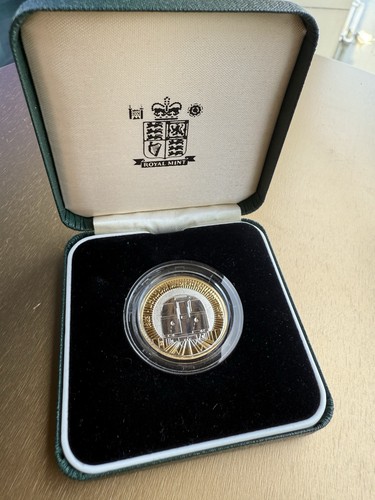Two pound münze silber pp - two,