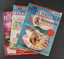 Zeitschrift : Der Feinschmecker - 3 Ausgaben aus 2008