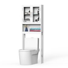 Toilettenschrank Badezimmerregal verstellbar Badschrank Hochschrank