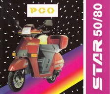 P + PGO Star 50 / 80 + Prospekt brochure + 4 Seiten 
