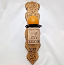 Kerzenhalter Holz Schnitzerei