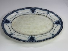 große STEINZEUG FLEISCHPLATTE SERVIERPLATTE TILL & SONS BURSLEM um 1870 Pottery