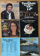 6 LPs Vinyl Freddy Quinn Nana Mouskouri Tanzplatte 77 südliche Hits Schlager etc