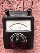 SIEMENS Voltmeter Spannungsmesser Multizet ANTIK ALT RAR