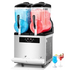 12Lx2 Kommerzielle Slush Eis Maschine Slushmaschine Ice Maker Slushy