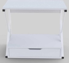 Küchenregal für Mikrowelle Weiß Mit Aufbewahrungsschublade Modernes Design