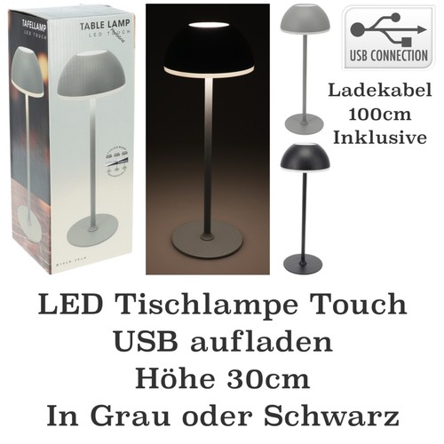 Led akku tischlampe - tischlampe, touch