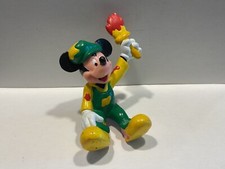 Disney Figur ca. 7 cm: Micky Maus als Maler Anstreicher mit Pinsel