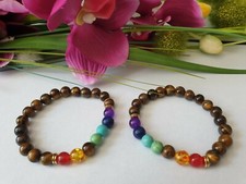 2 Stück Energie Freundschaftsarmband Armband 7 Chakra Chakrenausgleich Yoga Neu