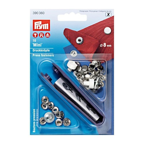 Prym mini druckknöpfe - druckknöpfe, mm/