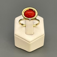 DESIGN KORALLEN-RING MIT