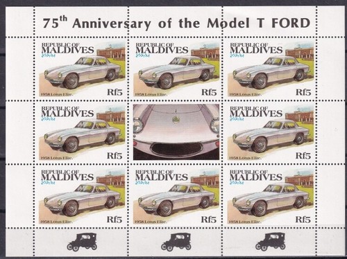 Malediven 1983 kleinbogen auto - 1983,