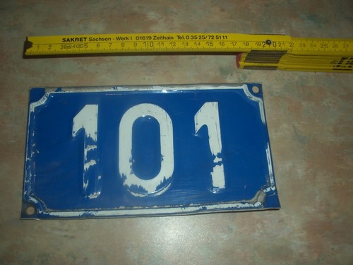 Altes blechschild ddr original - altes,