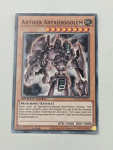 Einzelkarte antiker - yu-gi-oh,