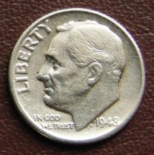 Usa one dime 1948 - usa.,