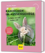 Kaninchen im Außengehege |