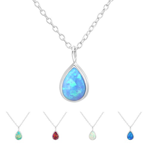 Kette tropfen anhänger - kette,