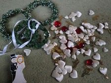 Streudeko, Hochzeit, Tischdeko, Kranz, Herz