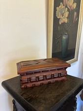 Vintage schmuckkasten holz - schmuckkasten,