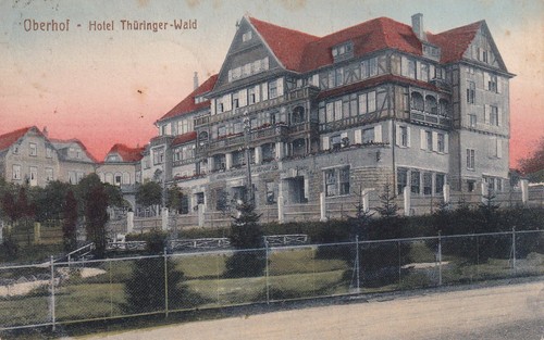 Postkarte oberhof hotel - -,