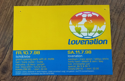 Original flyer lovenation love - lovenation,
