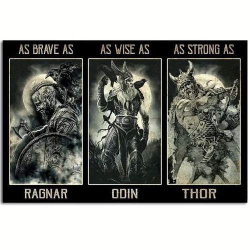 Blechschild wikinger ragnar - wikinger,