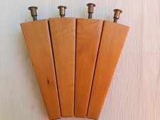 50er Jahre antike TISCHBEINE STUHLBEINE massiv Holz VINTAGE 