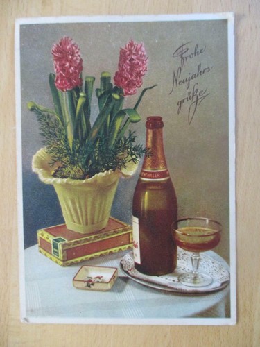 Ddr künstler neujahr - ak,
