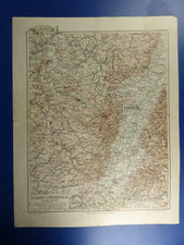 Karte Elsass-Lothringen