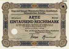 Glas Spiegel Manufactur AG 1942 Gelsenkirchen Schalke Sal. Oppenheim Köln Aachen