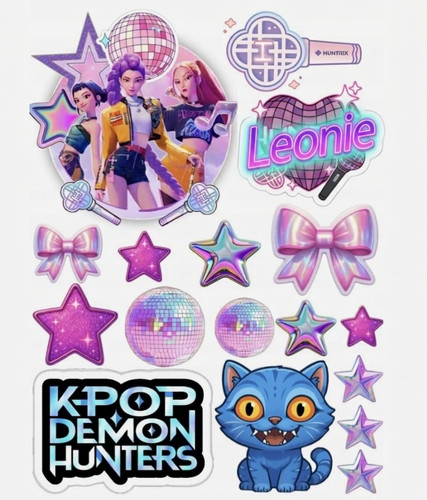 Essbar tortenaufleger pop - tortenaufleger, k-pop