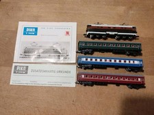PIKO Spur N Sowjetische E- Lok  4C4 092 mit Schnellzuggarnitur