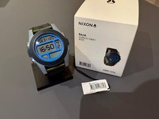 Nixon THE Baja, Surplus/Gray/Blue !! SAMMLER !! digital kompass uhr 51-30 player