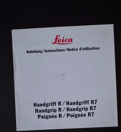 A1196 leitz leicahandgriff r - leicahandgriff,