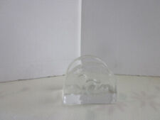 Serviettenständer - Serviettenhalter – Briefständer, aus Glas, sehr gut erhalten