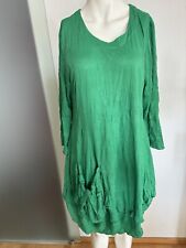 Kleid Asymmetrisch Von D‘Celli Gr 40 42 XL Grün